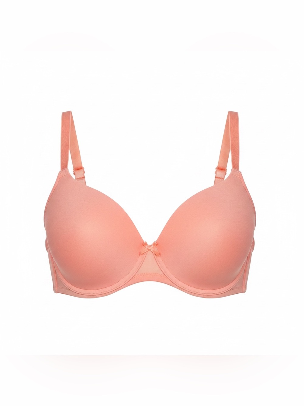 Everyday Smooth Padded Bra in Coral Pink